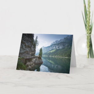 Water   Meer van Gosau Salzkammergut Oostenrijk Kaart