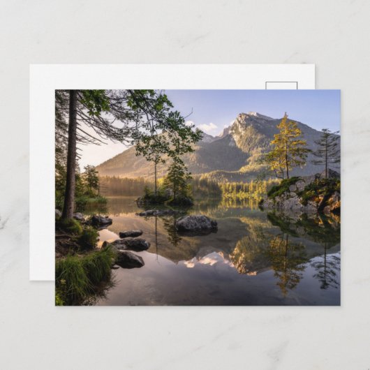 Water | Meer van Hintersee Berchtesgaden Duitsland Briefkaart (Voorkant / Achterkant)