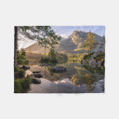 Water | Meer van Hintersee Berchtesgaden Duitsland Fleece Deken (Voorkant (Horizontaal))