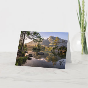 Water   Meer van Hintersee Berchtesgaden Duitsland Kaart