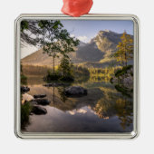 Water | Meer van Hintersee Berchtesgaden Duitsland Metalen Ornament (Voorkant)