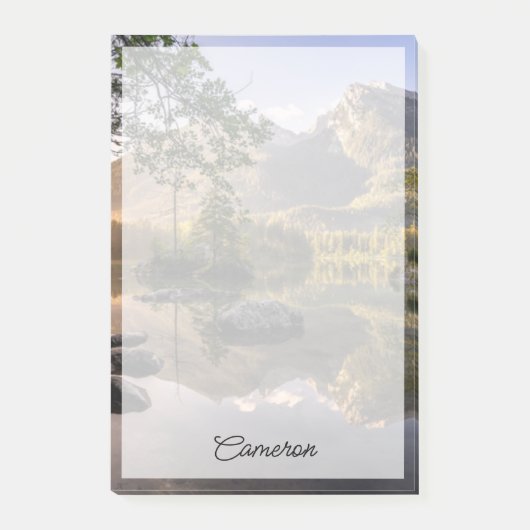 Water | Meer van Hintersee Berchtesgaden Duitsland Post-it® Notes (Voorkant)