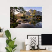 Water | Meer van Hintersee Berchtesgaden Duitsland Poster (Thuiskantoor)