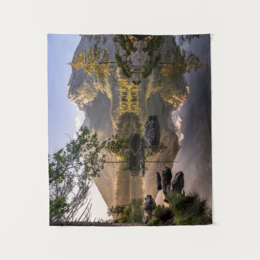 Water | Meer van Hintersee Berchtesgaden Duitsland Wandkleed (Voorkant)