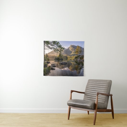 Water | Meer van Hintersee Berchtesgaden Duitsland Wandkleed (In Situ (horizontaal))