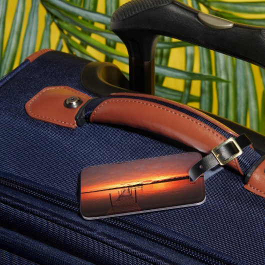 Water | Meer van Minnetonka, Minnesota Bagagelabel (Voorkant Insitu 3)