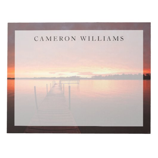 Water | Meer van Minnetonka, Minnesota Notitieblok (Voorkant)