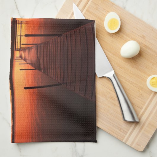 Water | Meer van Minnetonka, Minnesota Theedoek (Quarter Fold)