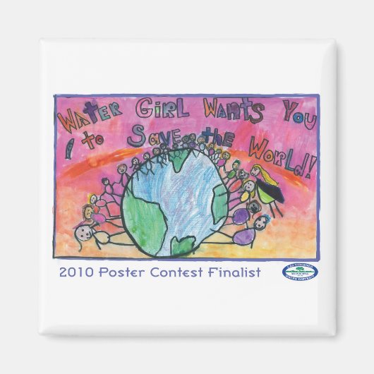 Water meisje wil dat je magneet (Voorkant)