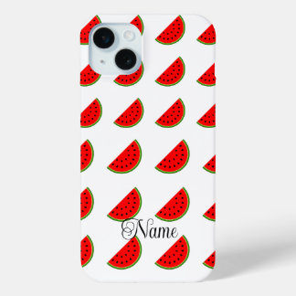 WATER MELOEN PRINT iPhone 15 MINI HOESJE