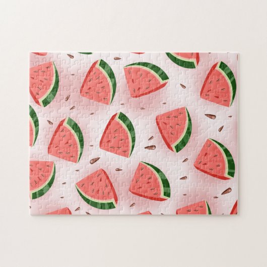 Water Melon Pattern Legpuzzel (Horizontaal)