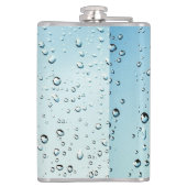 Water met bubbels heupfles (Achterkant)