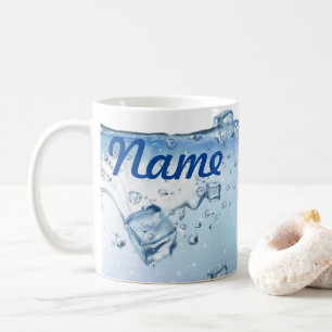 Water met ijsblokjes Persoonlijke koffie-Mok, beke Koffiemok