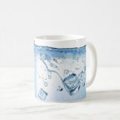 Water met ijsblokjes Persoonlijke koffie-Mok, beke Koffiemok (Voorkant rechts)