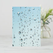 Water met luchtbelletjes kaart (Staand voorkant)