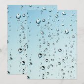Water met luchtbelletjes kaart (Voorkant / Achterkant)