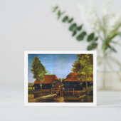 Water Mill bij Kollen (F48a) Van Gogh Fine Art Briefkaart (Staand voorkant)