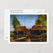 Water Mill bij Kollen (F48a) Van Gogh Fine Art Briefkaart (Voorkant / Achterkant)