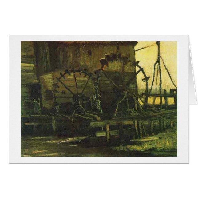 Water Mill in Gennep, Vincent van Gogh (Voorkant Horizontaal)
