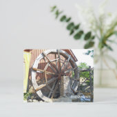 Water Mill Stone Mountain, Georgia Briefkaart (Staand voorkant)