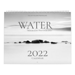 Water, minimalistische fotokalender 2022 kalender