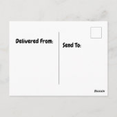 Water Monitor hagedis dragen verjaardagsfeestje pe Briefkaart (Achterkant)