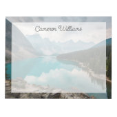 Water Moraine Lake Alberta Canada Notitieblok (Voorkant)