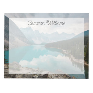 Water Moraine Lake Alberta Canada Notitieblok