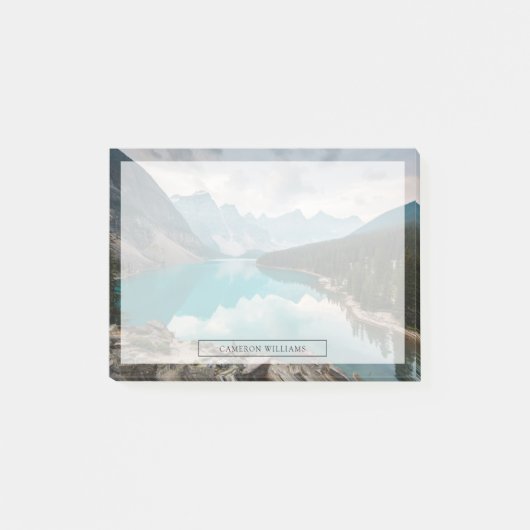 Water Moraine Lake Alberta Canada Post-it® Notes (Voorkant)