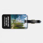 Water | Moraine Lake, Canada Bagagelabel (Achterkant horizontaal)