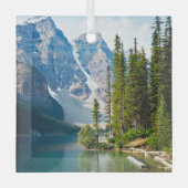 Water | Moraine Lake, Canada Glas Ornament (Voorkant)