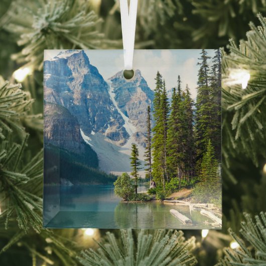 Water | Moraine Lake, Canada Glas Ornament (Insitu)