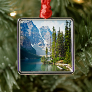 Water Moraine Lake, Canada Metalen Ornament