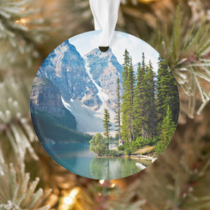 Water Moraine Lake, Canada Ornament