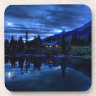 Water Nationaal park Jenny Lake Grand Teton Bier Onderzetter