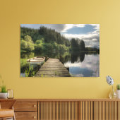 Water | Nationaal park Loch Ard Trossachs Canvas Afdruk (Insitu (Woonkamer))