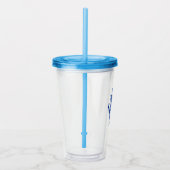 Water nu opslaan acryl drinkbeker (Rechts)