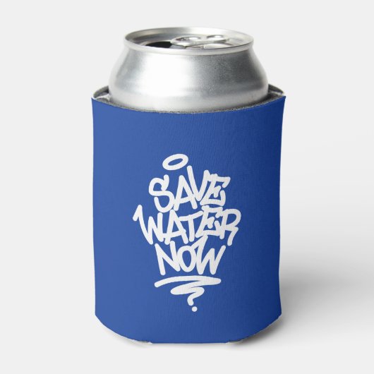 Water nu opslaan blikjeskoeler (Blikje Voorkant)