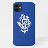 Water nu opslaan Case-Mate iPhone case (Achterkant)