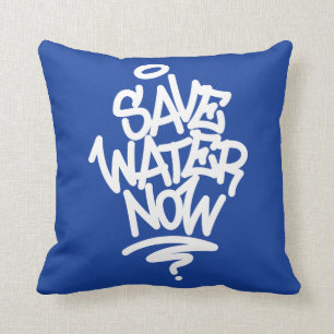 Water nu opslaan kussen