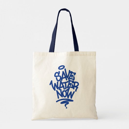 Water nu opslaan tote bag (Achterkant)