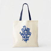 Water nu opslaan tote bag (Voorkant)