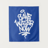 Water nu opslaan wandkleed (Voorkant)