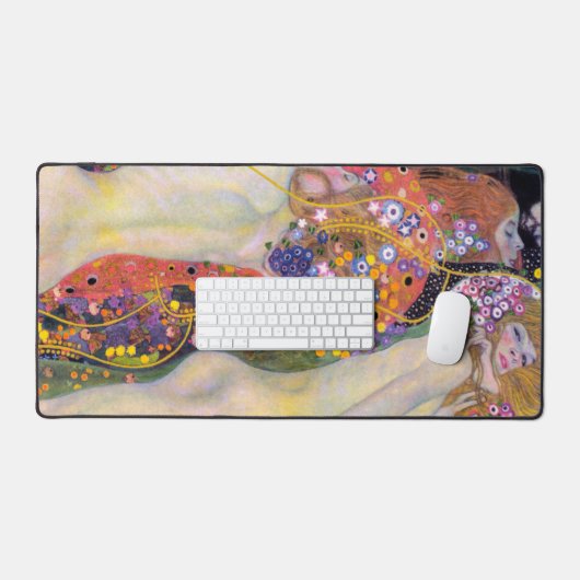 Water Nymferen 2 | Gustav Klimt | Bureaumat (Keyboard & Muis)