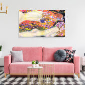 Water Nymferen 2 | Gustav Klimt | Canvas Afdruk (Insitu (Woonkamer))