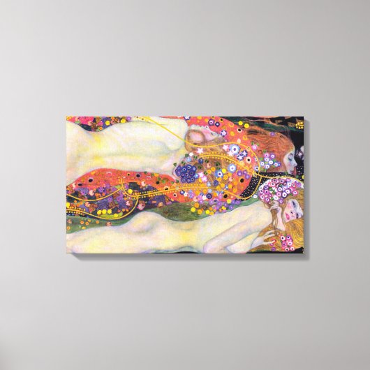 Water Nymferen 2 | Gustav Klimt | Canvas Afdruk (Voorkant)