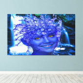 Water Nymph Canvas Afdruk (Insitu (Houten vloer))
