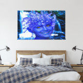 Water Nymph Canvas Afdruk (Insitu (Slaapkamer))