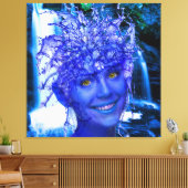 Water Nymph Canvas Afdruk (Insitu (Woonkamer))