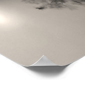 Water Oak in Morning Fog Foto Print (Hoek)